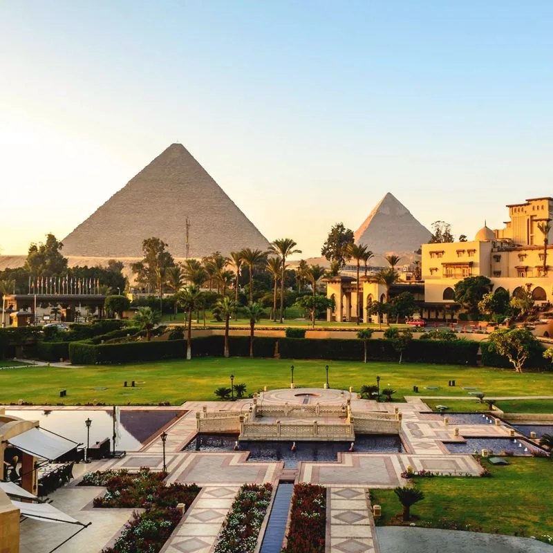 Marriott Mena House Cairo hotel view